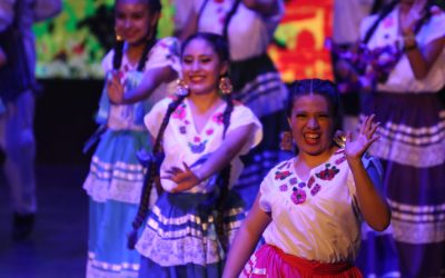 Fiesta de arte dancístico y canto comunitario en Tlalnepantla.