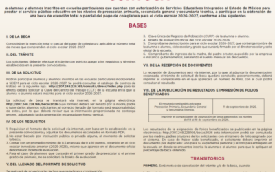Trámite de Beca SEIEM 2026-2027